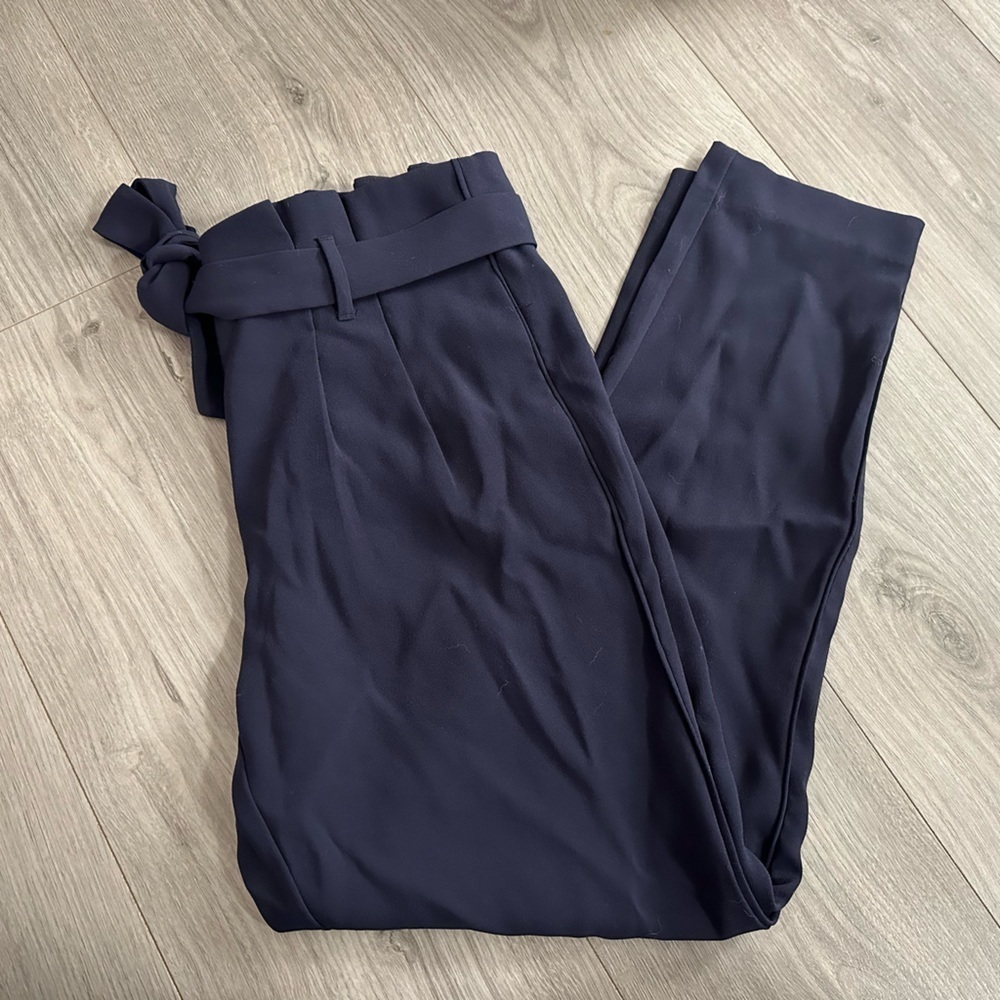 RW&CO. Navy Ankle Cropped Pants - Picture 3 of 7